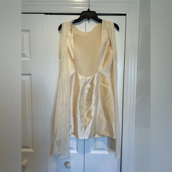 Reformation Ecru Dress
